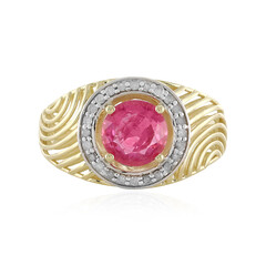 Pinkfarbener Madagaskar-Saphir-Goldring (Ornaments by de Melo)