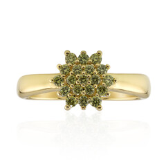 Gelber VS1 Brillant-Goldring