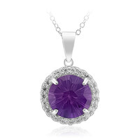 Amethyst-Silberhalskette