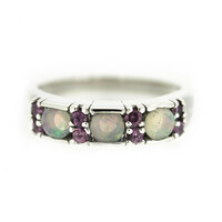 Welo-Opal-Silberring