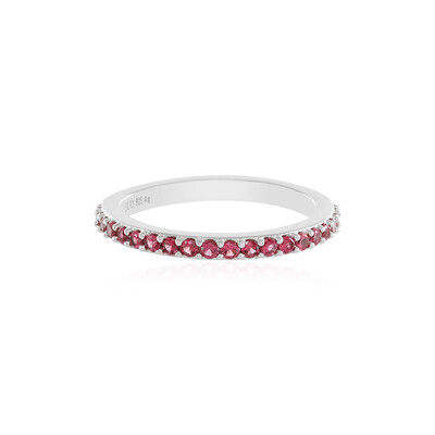 Edelroter Spinell-Silberring