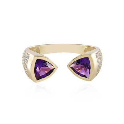 Sibirischer Amethyst-Goldring (de Melo)