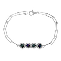 Perlmutt-Silberarmband