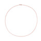 Silber-Criss-Cross-Kette - 4,9 g - 80 cm - rosévergoldet