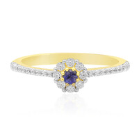 Dumortierit-Goldring