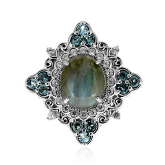 Labradorit-Silberring (Dallas Prince Designs)