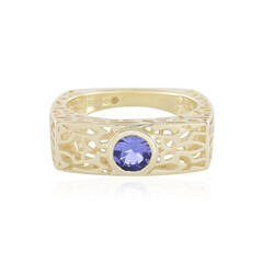 AAA-Tansanit-Goldring (Ornaments by de Melo)