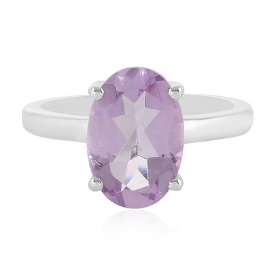 Lavendel-Amethyst-Silberring