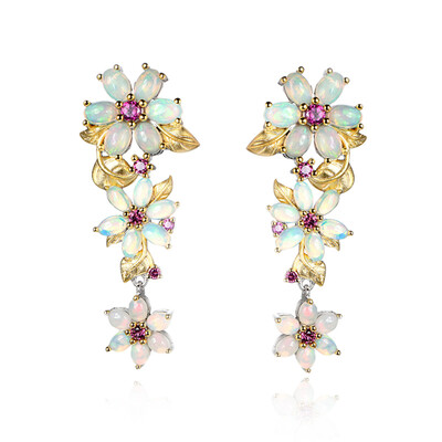 Welo-Opal-Silberohrringe (Dallas Prince Designs)