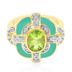 Peridot-Silberring