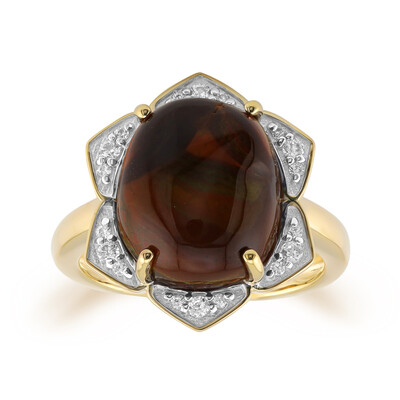 Feuerachat-Goldring