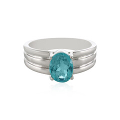 Blauer Apatit-Silberring