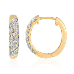 SI1 (G) Brillant-Goldohrringe
