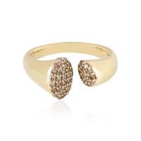 I3 Schokoladen-Diamant-Goldring (KM by Juwelo)