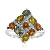 Saphir-Silberring
