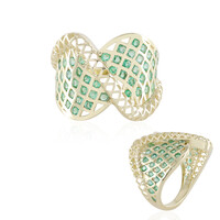 Kolumbianischer Smaragd-Goldring (Ornaments by de Melo)
