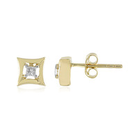 SI1 (H) Diamant-Goldohrringe