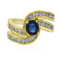 Ceylon-Saphir-Goldring (CIRARI)