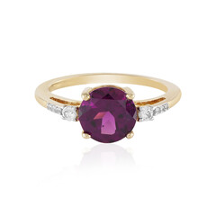 Magenta-Granat-Goldring