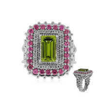 Peridot-Silberring (Dallas Prince Designs)