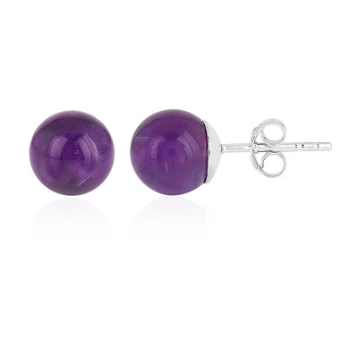 Amethyst-Silberohrringe