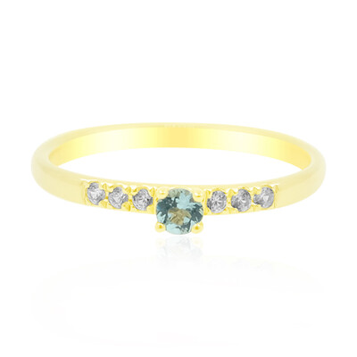 Nigerianischer Paraiba-Turmalin-Goldring