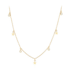 Zirkon-Silbercollier