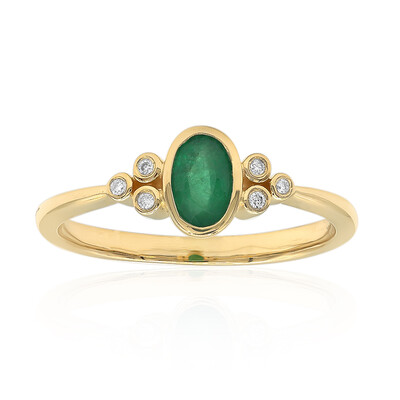 AAA-Sambia-Smaragd-Goldring