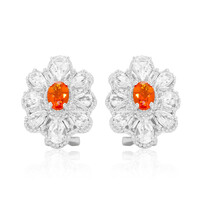 Mexikanischer Feueropal-Silberohrringe (Dallas Prince Designs)