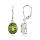 Peridot-Silberohrringe