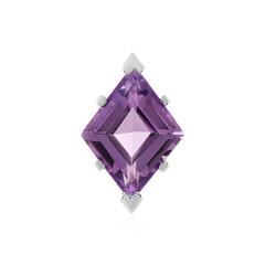 Lavendel-Amethyst-Silberanhänger