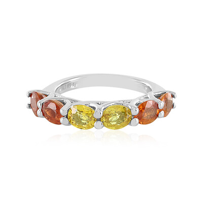 Saphir-Silberring