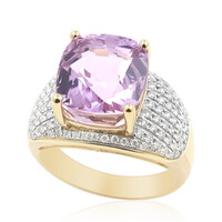 Patroke-Kunzit-Goldring (AMAYANI)