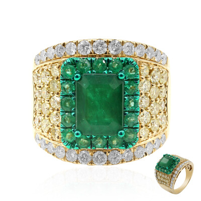 AAA-Sambia-Smaragd-Goldring (CIRARI)