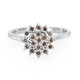 Fancy-Diamant-Silberring
