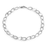 I2 (J) Diamant-Silberarmband