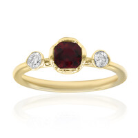 AAA-Brasilianischer Rubellit-Goldring (CIRARI)