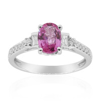 Pinkfarbener Saphir-Goldring (CIRARI)