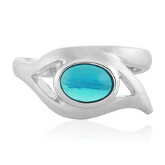 Äthiopischer Blauer Opal-Silberring