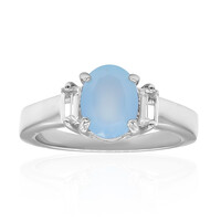 Aqua-Chalzedon-Silberring
