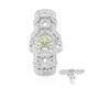 Burmesischer Peridot-Silberring