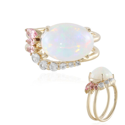 Welo-Opal-Goldring (Adela Gold)