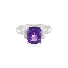Sibirischer Amethyst-Silberring