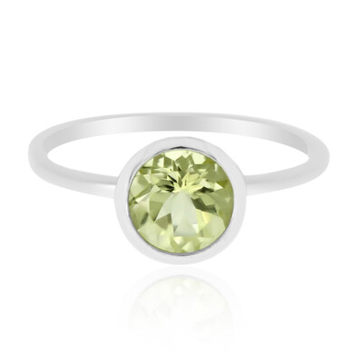 Ouro Verde-Quarz-Silberring
