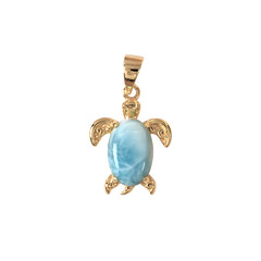 Larimar-Silberanhänger
