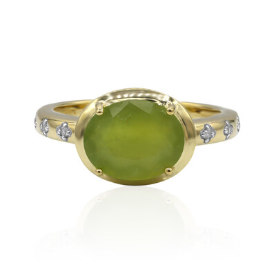 Brasilianischer Grüner Opal-Goldring (Tenner Diniz)