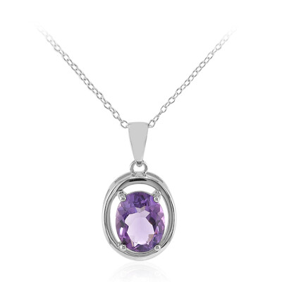 Amethyst-Silberhalskette