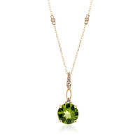 Dashihe-Peridot-Goldhalskette (CIRARI)