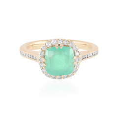 Russischer Smaragd-Goldring (AMAYANI)