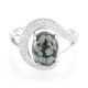 Schneeflocken-Obsidian-Silberring